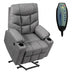 Electric Power Lift Recliner Massage Sofa-Brown - Minihomy