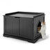 Cat Litter Box Enclosure with Double Doors for Large Cat and Kitty-Black - Color: Black - Minihomy