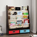 Kids Book and Toys Organizer Shelves-Coffee - Color: Brown - Minihomy