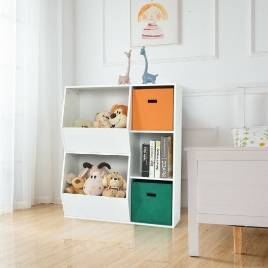 Kids Toy Storage Cabinet Shelf Organizer-Multicolor - Color: Multicolor - Minihomy