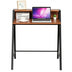 2 Tier Computer Desk PC Laptop Table - Study Writing Home Office Workstation - Minihomy