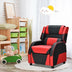 Kids Youth PU Leather Gaming Sofa Recliner with Headrest and Footrest-Red - Color: Red - Minihomy