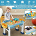 6-in-1 Kids Activity Table Set with Chair - Minihomy