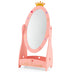 Kids Full Length Mirror with 360 Degree Rotatable Design and Shelf-Pink - Color: Pink - Minihomy