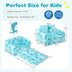 Kids Recliner Sofa Converts to Sleeper Bed for Boys Girls-Blue - Color: Blue - Minihomy