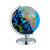 3-in-1 Illuminated World Globe with Stand and  88 Constellations - Color: Blue - Minihomy