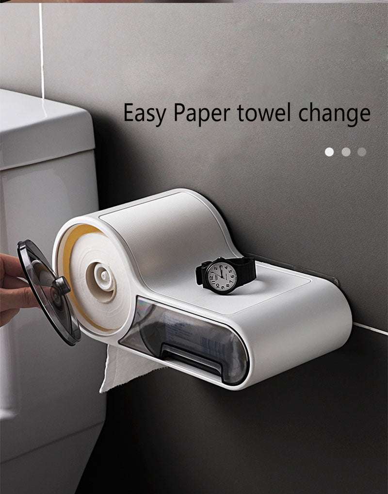 Home toilet bathroom roll holder - Minihomy