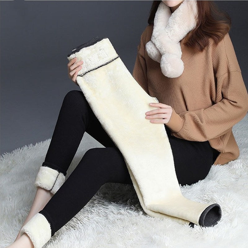 Female Winter Thick Velvet Leggings - Minihomy