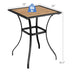 Patio Square Bar Table for Garden Backyard - Minihomy