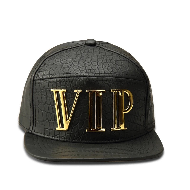 Letter Vip Tide Flat-edge Hipster Hip-hop Hat - Minihomy