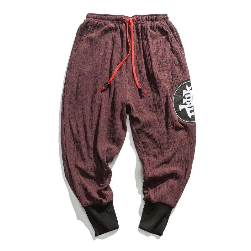 Men Casual Sweatpants Chinese Style Harem GUHSI PANTS - Minihomy