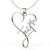 European And American Necklace Heart Of Faith Pendant - Minihomy