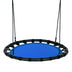 40" Flying Saucer Round Swing Kids Play Set-Blue - Color: Blue - Minihomy