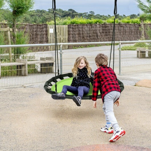 40" Flying Saucer Round Swing Kids Play Set-Blue - Minihomy