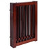 30 Inch Configurable Folding 4 Panel Wood Fence - Color: Brown - Minihomy