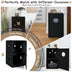 2-tier Litter Hidden Cat House With Anti-toppling Device-Black - Color: Black - Minihomy