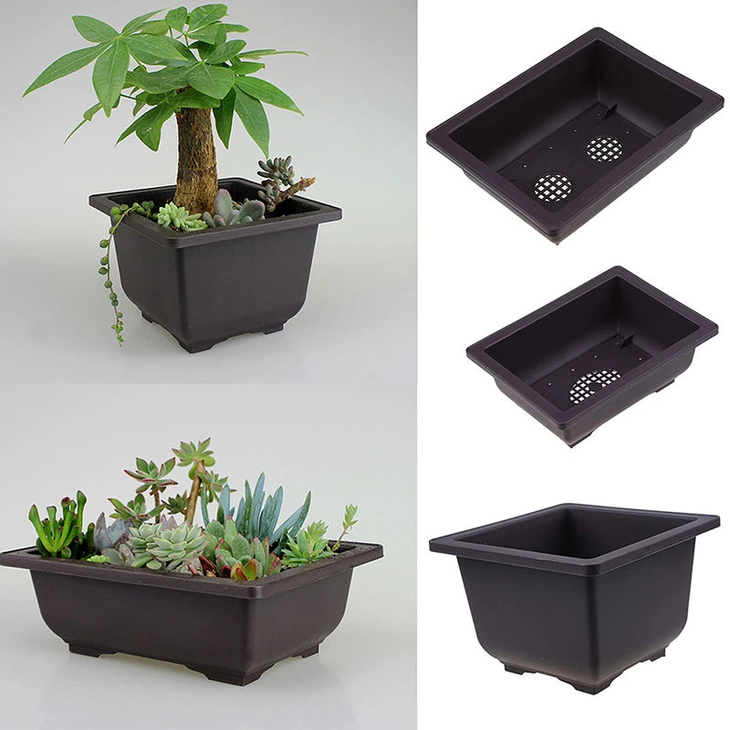 Garden supplies antique plant plastic flowerpot - Minihomy