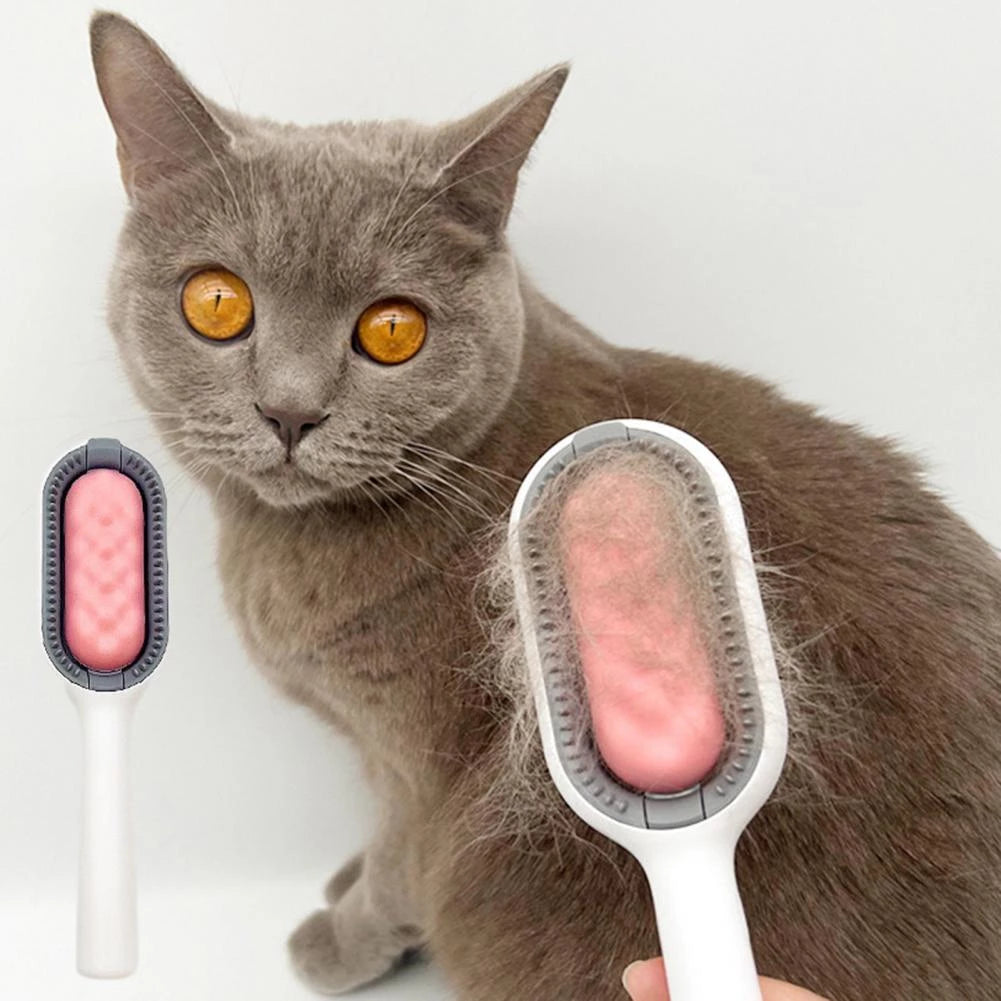 Hair Removal Comb With Disposable Wipes Sticker Cat - Minihomy