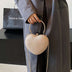 Chain Crossbody Explosion Handheld Peach Heart Bag - Minihomy