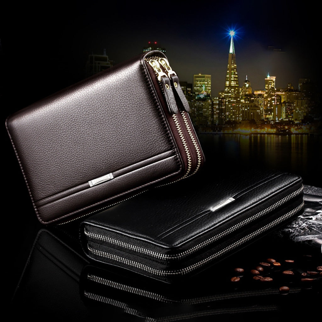 Men Business Handle Bag Waterproof Wallet - Minihomy