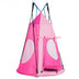 2-in-1 40 Inch Kids Hanging Chair Detachable Swing Tent Set-Pink - Color: Pink - Minihomy