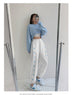 Love High Waist Drawstring Pants Loose Drawstring - Minihomy