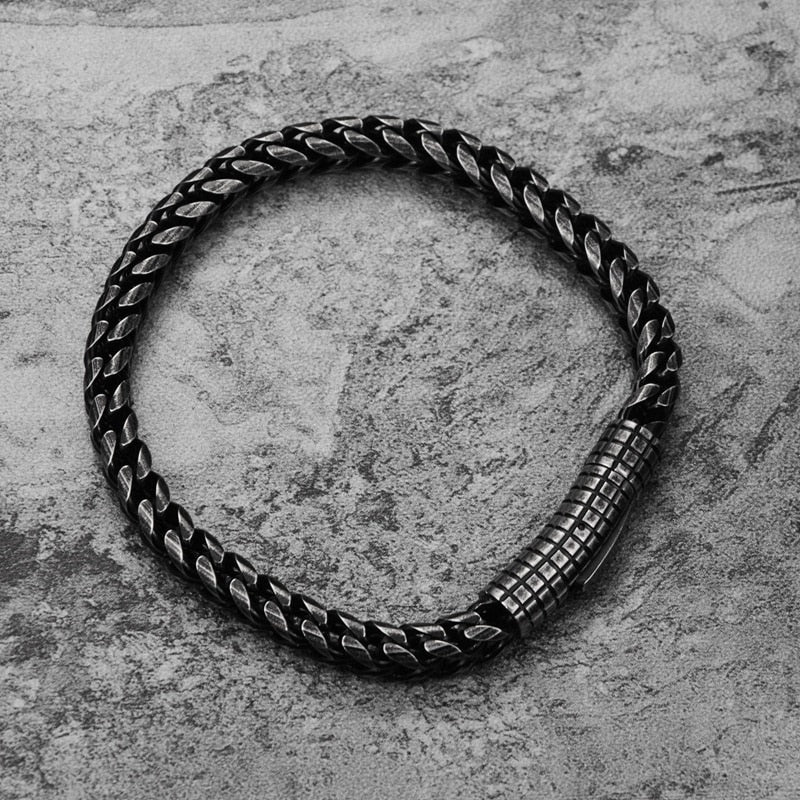 Custom Stainless Steel Vintage Mens Bracelet - Minihomy