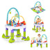 4-in-1 Baby Bouncer Activity Center with 3 Adjustable Heights-Green - Color: Green - Minihomy