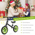 Kids No Pedal Balance Bike with Adjustable Handlebar and Seat-Black - Color: Black - Minihomy