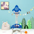 3-in-1 Basketball Hoop for Kids Adjustable Height Playset with Balls-Blue - Color: Blue - Minihomy