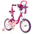 Kids Bike with Doll Seat and Removable Training Wheels-M - Color: Pink & Purple - Size: M - Minihomy