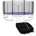 15/16 Feet Trampoline Replacement Safety Net-15 ft - Color: Black - Size: 15 ft - Minihomy