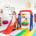 3-in-1 Junior Children Climber Slide Playset - Color: Multicolor - Minihomy