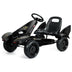 Kids Ride on 4 Wheel Pedal Powered Go Kart - Color: Black - Minihomy