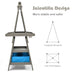 3 in 1 Double-Sided Storage Art Easel-Gray - Color: Gray - Minihomy