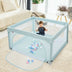 Large Safety Play Center Yard with 50 Balls for Baby Infant-Blue - Color: Blue - Minihomy