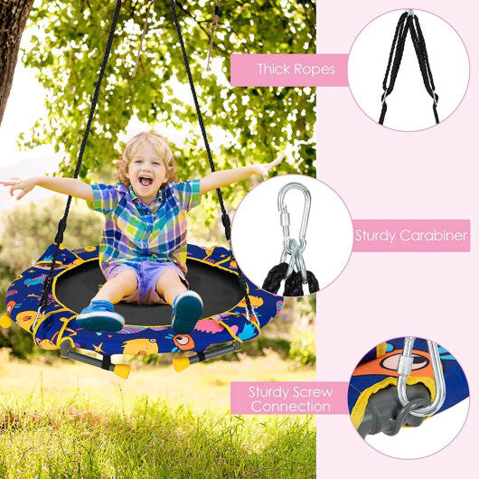 36 Inch Foldable Mini Trampoline for Kids with Adjustable Straps - Color: Multicolor - Minihomy