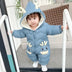 Baby Winter Snowsuit Plus Velvet Thick Baby Boys Jumpsuit - Minihomy