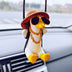 Pistol Cowboy Duck Car Rearview Mirror Pendant car Decoration - Minihomy