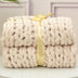 Handmade Thick Wool Woven Blanket Sofa - Minihomy