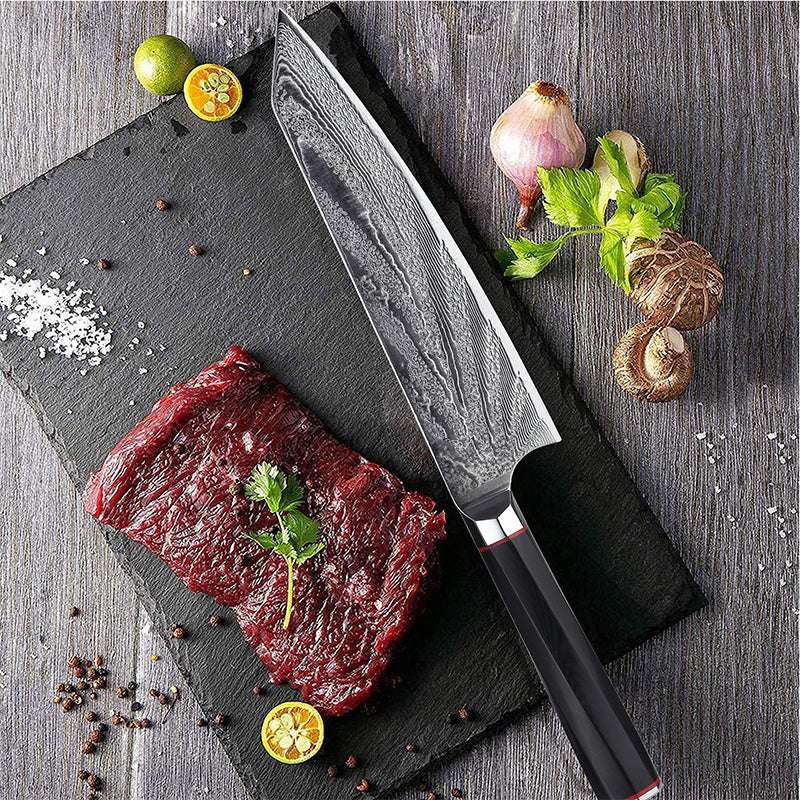 Japanese Imported Damascus Steel Slicing Knife Kitchen Knife For Cutting Meat - Minihomy