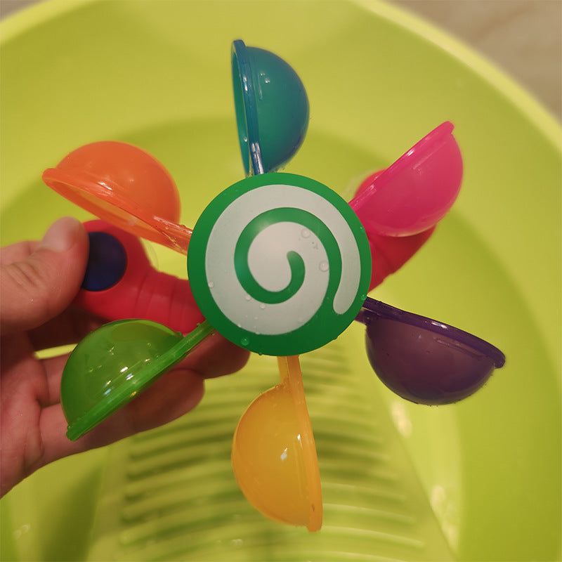 Children's Bathing Windmill With Spoon Water Play Toy - Minihomy