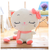 Cute Big Face Smiling Cat Stuffed Plush pillow Toys Soft Animal Smile Cat Dolls - Minihomy