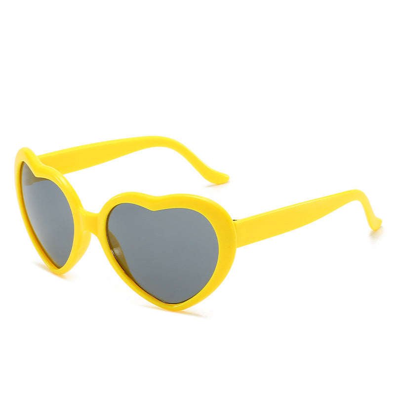 Heart-shaped Lights Become Love Special Effects Glasses Sunglasses - Minihomy