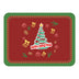 Christmas Leather American Retro Insulated Western Placemat - Minihomy