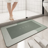 Cushion Bathroom Sliding Door Floor Foot Mat - Minihomy