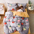 Bedding Printed Bed Four-piece Aloe Cotton Bed Sheet - Minihomy