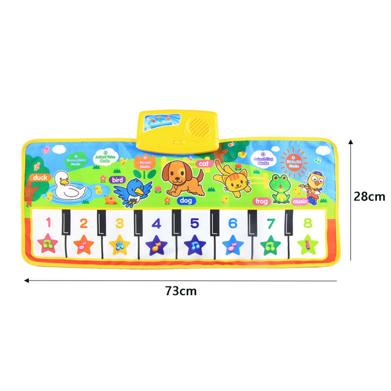 Multi-functional music blanket baby children cute animal baby toys parent-child game blanket - Minihomy