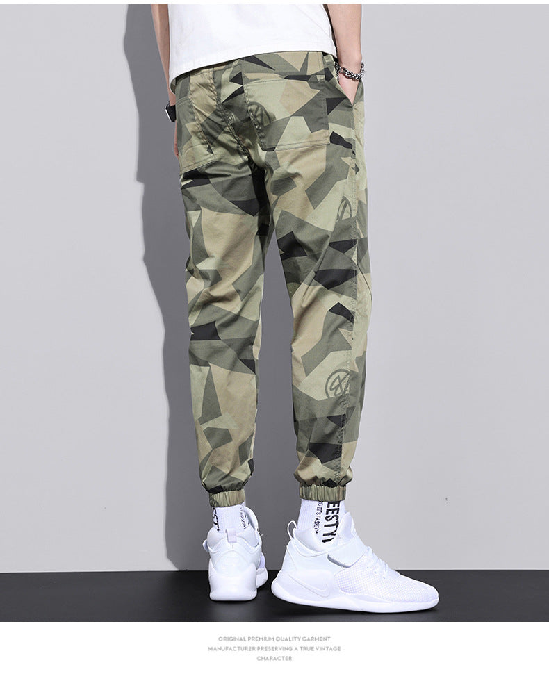 Camouflage Overalls Men's Trendy Brand Loose-fitting Casual Pants - Minihomy