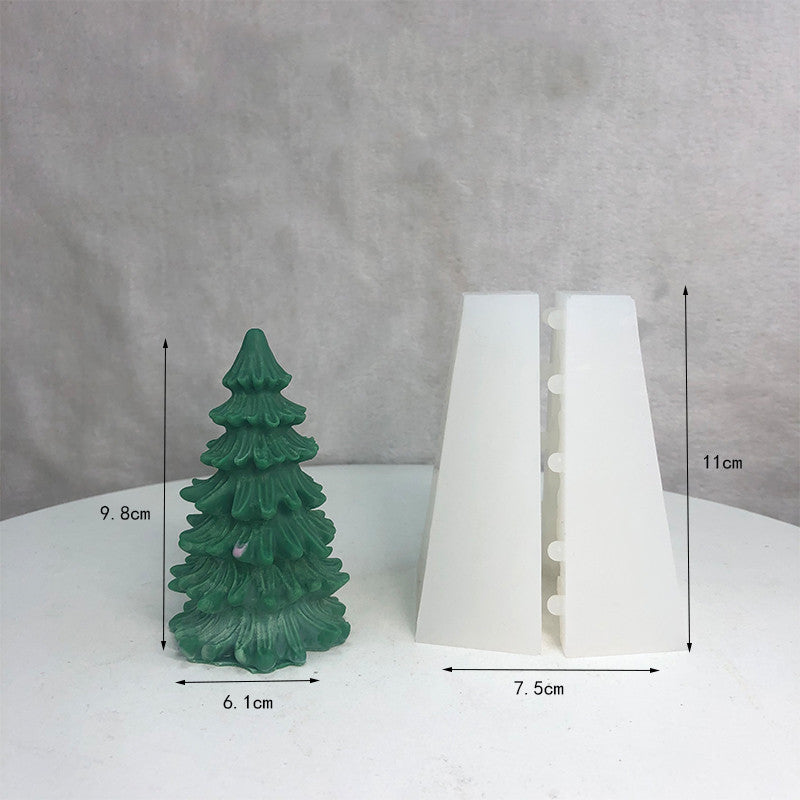 Christmas Scented Candle Silicone Diy Mold - Minihomy